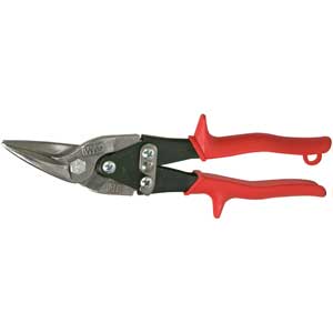 Cooper Tools M1R 9-3/4&#34; Metalmaster&reg; Snips, Cuts S/L, Red