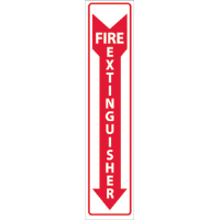 National Marker M23A Fire Extinguisher Sign,18x4", .040 Alum.