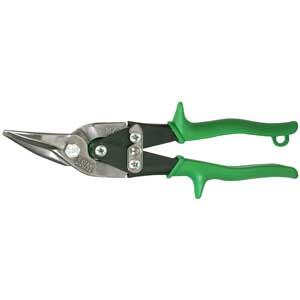 Cooper Tools M2R 9-3/4&#34; Metalmaster&reg; Snips, Cuts S/R, Green