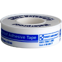 First Aid Only M685-P Waterproof First Aid Tape w/Plastic Spool, 1/2" x 5 yds