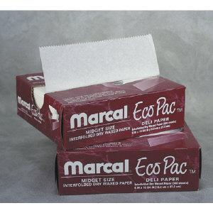 Marcal 5290 Eco-Pac Deli Wax Paper, 6X10, 12/500 Marcal 5290 Eco-Pac Deli Wax Paper, 6X10, 12/500