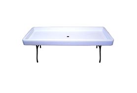 Fill'n Chill 1FNC7765 White Fill & Chill Party Table, 6 Ft.