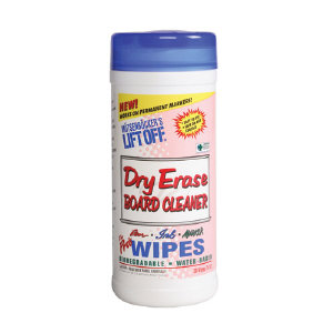 Motsenbockers 42703 Lift Off&#174; Dry Erase Board Cleaner Wipes, 6/Case