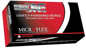 Microflex NO123L Nitron One Gloves -100, Large