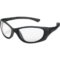 MCR Safety PA110AF Plasma™ Safety Glasses,Black, Clear, Anti-Fog