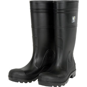MCR Safety PBP120 16&#34; PVC Boots, Plain Toe, Size 14
