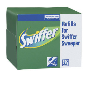 Procter &amp; Gamble 33407 Swiffer&#174; Sweepers Refill Cloth, 6/32