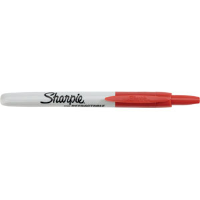 Sharpie® Retractable Permanent Marker, Red