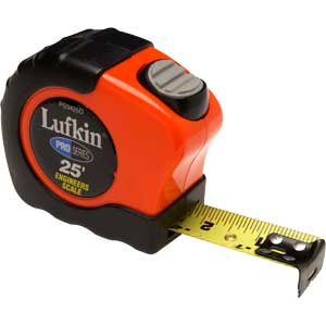 Cooper Tools PS3425D Lufkin&reg; PS3000 Tape Measure A4,1&#34; x 25&#39;