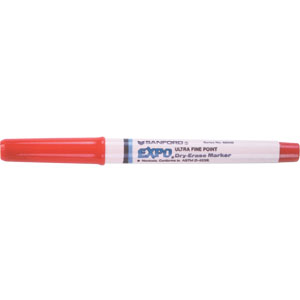 Expo&reg; Ultra Fine Point Red Dry Erase Pens