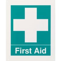 "First Aid" Rigid Plastic Sign