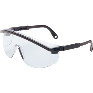 Sperian S1379 Uvex&reg; Astrospec 3000 Safety Eyewear,Duo,Black,Silver Mirror