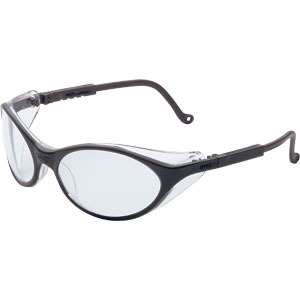 Sperian S1604 Uvex&reg; Bandit Safety Glasses,Black, Gold Mirror