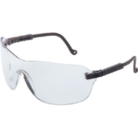 Sperian S1801 Uvex® Spitfire Safety Glasses,Black, Espresso