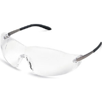 MCR Safety S2110 Blackjack® Safety Glasses,Metal,Clear
