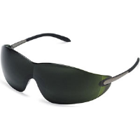 MCR Safety S21150 Blackjack® Safety Glasses,Metal,Green Shade 5.0
