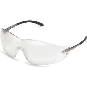 MCR Safety S2119 Blackjack&reg; Safety Glasses,Metal,I/O Clear Mirror