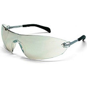 MCR Safety S2219 Blackjack&reg; Elite Safety Glasses,Metal,I/O Clear Mirror