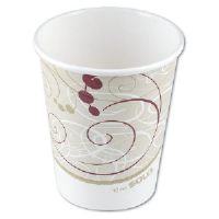 Solo Cup 370SMSYM 10 Ounce Symphony Paper Hot Cups