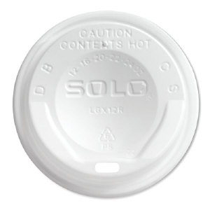 Solo Cup LGXW2 Trophy&#174; Gourmet Dome Sip-Thru Lid, 12-24 Ounce