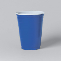 Solo Cup P16BRL Plastic Party Cold Cups, 16 Ounce Blue