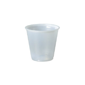 Solo Cup P35A Plastic Sampling Cups - Translucent, 3.5 Ounce
