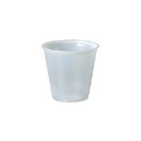 Solo Cup P35A Plastic Sampling Cups - Translucent, 3.5 Ounce