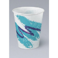 Solo Cup R10NNJ 10 Ounce Jazz® Wax-Coated Paper Cold Cups