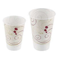 Solo Cup R6NNSYM 6 Ounce Symphony™ Design Wax-Coated Paper Cold Cups