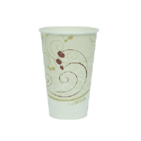 Solo Cup RP12NSYM Symphony™ Double-Polycoated Paper Cold Cups, 12 Ounce