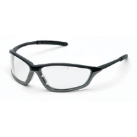 MCR Safety SH110AF Shock™ Eyewear,Onyx/Graphite,Clear, Anti-Fog