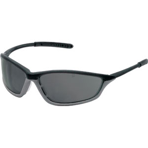 MCR Safety SH112AF Shock&#153; Eyewear,Onyx/Graphite,Gray, Anti-Fog