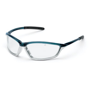 MCR Safety SH120AF Shock&#153; Eyewear,Trans Blue/Silver,Clear, Anti-Fog