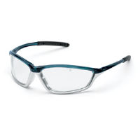 MCR Safety SH120AF Shock™ Eyewear,Trans Blue/Silver,Clear, Anti-Fog