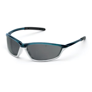 MCR Safety SH122AF Shock&#153; Eyewear,Trans Blue/Silver,Gray, Anti-Fog