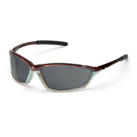 MCR Safety SH132AF Shock® Eyewear,Chameleon/Clear Chrome,Gray, Anti-Fog