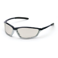 MCR Safety SH159AF Shock™ Safety Glasses,Carbon/Silver,I/O Clear Mirror AF