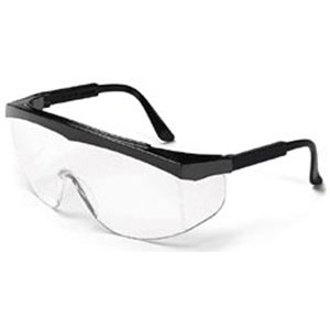 MCR Safety SS110AF Stratos&reg; Safety Glasses,Black,Clear, Anti-Fog