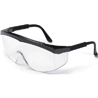 MCR Safety SS110 Stratos® Safety Glasses,Black,Clear