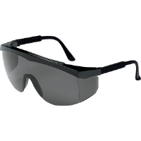 MCR Safety SS112 Stratos® Safety Glasses,Black,Gray