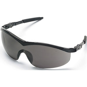 MCR Safety ST112 Storm&reg; Safety Glasses,Black,Gray