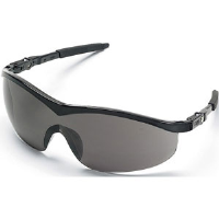 MCR Safety ST112 Storm® Safety Glasses,Black,Gray