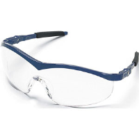 MCR Safety ST120 Storm® Safety Glasses,Navy,Clear