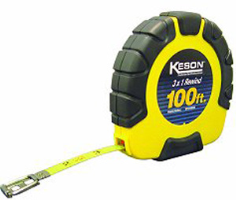Keson ST181003X Steel Tape 3x1 Rewind, 100 Ft. 