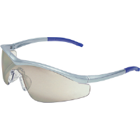 MCR Safety T1149AF Triwear® Eyewear,Steel Frame,I/O Clear Mirror AF