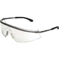 MCR Safety T3110AF Triwear® Eyewear,Platinum Frame,Clear, Anti-Fog