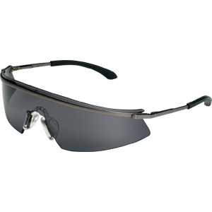 MCR Safety T3112AF Triwear&reg; Eyewear,Platinum Frame,Gray, Anti-Fog