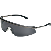 MCR Safety T3112AF Triwear® Eyewear,Platinum Frame,Gray, Anti-Fog