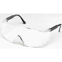 MCR Safety TC110 Tacoma® Safety Glasses,Black Adjustable,Clear