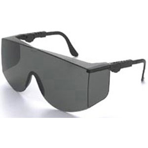 MCR Safety TC112XL Tacoma&reg; XL Safety Glasses,Black Adjustable,Gray
